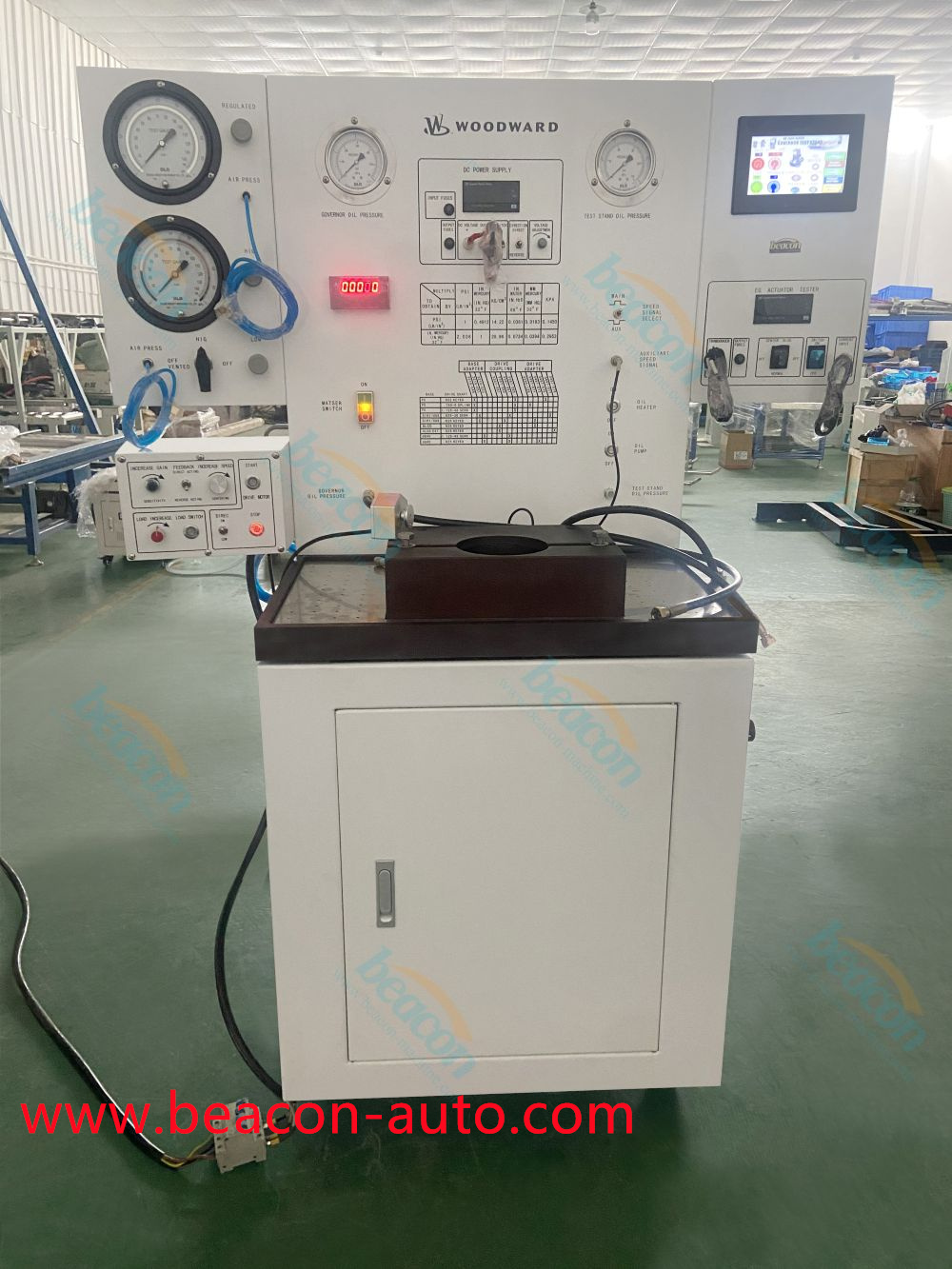 Испытательный стенд регулятора скорости BK2000 Woodward